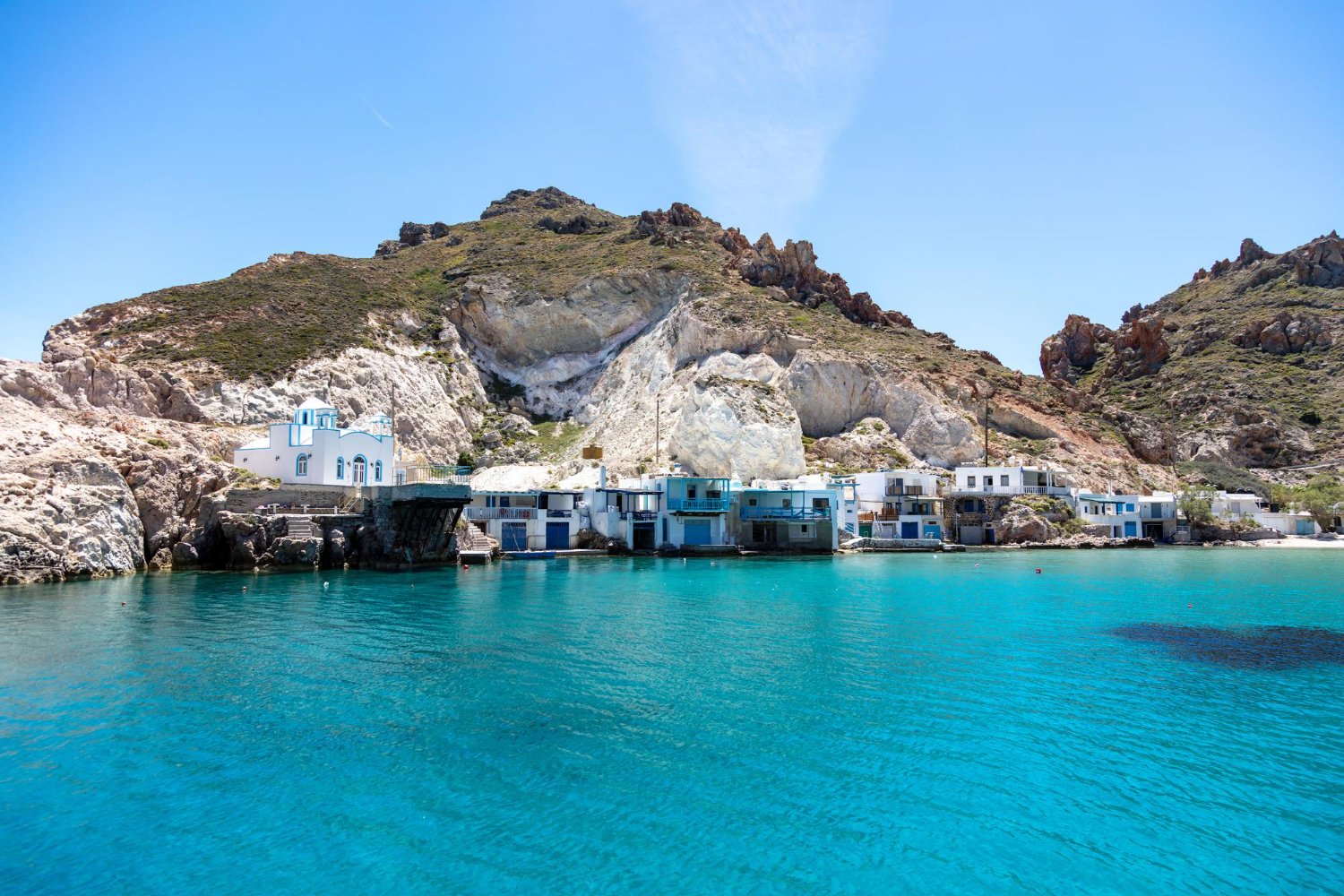 boat trip in Milos in September